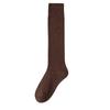 Calcetines de compresión para pantorrillas de algodón puro para mujer en otoño e invierno Calcetines gruesos de media pantorrilla Antibacterianos y desodorantes Calcetines tipo tubo Color puro negro y blanco