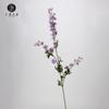Directo de fábrica rama larga pequeña delphinium flores artificiales tacto orquídea boda camino fotografía decoración del hogar flores falsas