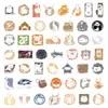 50 Pegatinas de Graffiti con Sellos de Animales Pequeños para Coche, Teléfono, Computadora, Decoración de Álbum de Fotos, Cuaderno, Pegatinas Impermeables para Planificador