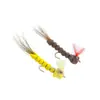 BLF producto nuevo transfronterizo LY107 espuma biónica ninfa de mayfly, señuelo para pesca con mosca, cebo artificial, anzuelo de mosca, venta al por mayor desde el fabricante