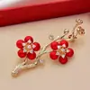 Broche Luxuoso de Flor de Ameixa, Corsage Vintage de Pérola de Alto Padrão de Nicho, Acessório de Roupa Pin para Mulheres Joias para Atacado