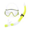Gafas de buceo profesionales de una pieza con montura grande, máscara, tubo de respiración semiseco impermeable, equipo de esnórquel de aguas poco profundas