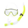 Gafas de Buceo Integradas para Adultos con Marco Grande, Máscara, Snorkel Semi-Seco Impermeable, Set de Equipo de Snorkel