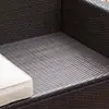 Juego de Sofá de Ratán para Sala de Estar, Balcón de Apartamento Pequeño, Silla de Ratán de Ocio, Mesa de Café para Patio Exterior, Muebles Impermeables para Exteriores