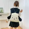 Bolso de Mano Simple, Bolso Cruzado al Hombro, Bolso de Peluche de Tres Usos de Gran Capacidad, Nuevo y Lindo Perro Pacha para Estudiante