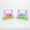 Mini Balanço, Boneca Realista, Miniatura de Parque de Diversões, Decoração de Cena com Animais de Estimação, Brinquedo Infantil de Faz de Conta, Little Kelly