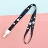 Cordão de Plástico Integrado com Fivela Cartoon de 1,5 cm para Crachás de Identificação, Crachás de Eventos, Crachás de Trabalho, Porta-Crachá Universal em Estoque