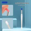 Mini Pincel de Labios de Silicona con Tapa a Prueba de Polvo Pincel Corrector Lápiz Labial Lápiz Labial Pincel de Sombra de Ojos Herramienta de Maquillaje de Belleza Portátil con Cuchara Excavadora