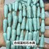 10*30mm longo lágrima em forma de contas facetadas diy jóias acessórios pingente pedra natural gota de água contas atacado transfronteiriço