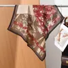 Bufanda de seda de espiga para mujer, nuevo estilo primavera/verano, chic francés, accesorio versátil para decorar cuellos, camisas, trajes, diademas y accesorios para el cabello