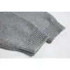 Nandchn Suéter de Punto Retro Estilo Japonés Cuello Redondo para Hombres y Mujeres en Otoño e Invierno Estilo Perezoso Suéter de Punto Chaqueta de Punto My07