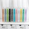 Caderno de Folhas Soltas Premium A5A6 Capa de Planejador Ultra-Transparente Plástico PVC Fecho de Botão de Pressão Binder Multi-Color Seis Furos Clipe de Metal