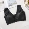 Sutiã Europeu e Americano Transfronteiriço Plus Size Push-Up com Fecho Frontal e Bojos Fixos, Levanta e Sustenta, Lindo Sutiã Estilo Colete com Renda nas Costas para Mulheres