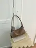 Estilo Coreano INS Alto Padrão Luxo Leve Couro Macio Bolsa de Bolinho Design de Nicho Versátil para Trabalho Deslocamento Bolsa de Ombro Único Sob o Braço Feminina