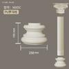 Tira Decorativa Tallada a Mano con Línea de PU Estilo Europeo, Cabezal de Columna Romana de PU Cilíndrico Estilo Europeo, Materiales de Construcción para Decoración de Pilares, Materiales de Decoración para el Hogar