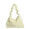 Bolso Tote Crema para Mujer 2025 Invierno Nuevo de Moda Tendencia Gran Capacidad Ligero Plegado Hombro Cruzado