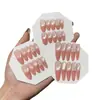 YizhiguPêssego Leite GelatinaPuro desejável rosa pêssego degradê brilhante olho de gato primavera esculpido unhas postiças