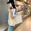 Bolsa de Viaje Portátil de Distancia Corta a Cuadros de Un Solo Hombro de Gran Capacidad para Mujer Bolsa de Almacenamiento Ligera Bolsa Duffel Nueva Bolsa de Gimnasio