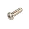 Tornillos de Acero Inoxidable 201 de Cabeza Semirredonda con Hexágono Interior Tornillos de Cabeza Plana Tornillos de Cabeza de Hongo Pernos Redondos de Copa M3M4M5M6M8M10
