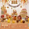 Decoraciones de Cumpleaños Temáticas de la Estrella del Libro Rojo para el Primer Cumpleaños, Celebración del Mes Completo, Celebración de los Cien Días del Bebé y Suministros para la Fiesta de Primer Cumpleaños, Banderines y Decoraciones Colgantes