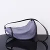 Bolso Croissant de Piel de Oveja, Bolso de Piel Genuina para Mujer, Bolso de Hombro Único Cruzado, Bolso Croissant, Bolso Dumpling, Bolso Pequeño para Mujer, Verano