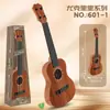Ventas Directas de Fábrica de Guitarras Simuladas que se Pueden Tocar como Ukuleles, Instrumentos Musicales de Simulación Educativos para Niños, Juguetes Musicales
