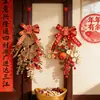 Adornos de Caqui para Año Nuevo y Festival de Primavera para Decoración de Interiores, Montaje de Ambiente de Año Nuevo, Colgantes de Frutas de la Fortuna para Puerta de Entrada