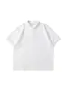 Camisa Polo Retro Japonesa com Bolso de Botão Manga Curta Masculina Verão Nova Solta Nicho Básica