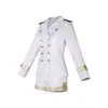 Traje blanco de escenario del mismo estilo de Jang Won-young para la actuación de K-pop del grupo de chicas IVE, disfraz de cosplay con sombrero, disponible para dropshipping