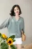 Estilo Perezoso 2026 Primavera Nuevo Tejido de Punto Oversize para Mujer Manga Tres Cuartos Holgado Delgado Abrigo Suéter Top para Mujer