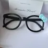 Nuevas Gafas Estilo Americano Chica Picante Dulce Fresco Gatito Lindo Lazo Versión Coreana Ins Ovaladas Marco Negro para Mujeres con Miopía