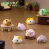 Cerdo lindo, gato regordete, figuras de animales redondos, adorables miniaturas, decoraciones DIY para casa de muñecas, accesorios y adornos para paisajes en miniatura