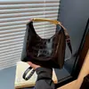 Bolso Sencillo de Media Luna para Axila Elegante Bolso de Mujer 2026 Principios de Otoño Nuevo Estilo Moda Tendencia Color Sólido Bolso de Mano para el Trabajo Bolso de Hombro