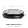 Base de Soporte para Adorno Madera Maciza Wenwan Nogal Soporte para Tetera Quemador de Incienso Artesanías Base para Jarrón de Piedra Maceta Marco de Madera