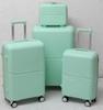 Comércio exterior PP Bagagem Grande Capacidade Zipper Embarque Durável Universal Roda Trolley Caso Senha Caixa Mala
