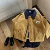 Jaqueta Jeans Masculina Estilo Outono Bonita Estilo de Rua Moda Infantil Roupas de Outono Meninos Novos Meninos Bebê Tops de Outono Roupa Infantil Meninos
