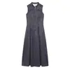 2026 Verão Novo Produto Europeu e Americano Transfronteiriço Moda de Rua Elegante Vestido Sem Mangas de Bolinhas W05 26199