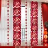 Conjunto de Decoração de Quarto de Casamento para Homens e Mulheres, Pingente de Sala de Estar para Casa Nova de Casamento, Tira Longa de Palavras Felizes, Cortina de Decoração de Casamento para Quarto