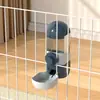 Comedouro Bebedouro Pendurado para Pet Gato Cachorro Gaiola Pendurada Artefato Automático de Comida e Água Suprimentos para Pet Atacado