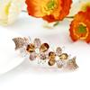 Fita Flor Dupla Primavera Clipe de Cavalinha Requintado Acessórios de Cabelo Diamante Headwear Acessórios de Cabelo Coreano Grampo de Cabelo Ortografia Explosões Noturnas Grampo de Cabelo