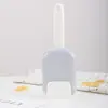 Apertura y cierre automáticos, estante de almacenamiento de cuchara de arroz plegable, portacucharas de arroz grande para el hogar, juego de cubiertas antipolvo para cucharas de arroz