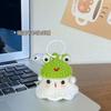 DIY Halloween Dress-up Pequeno Fantasma Pingente Tecido à Mão Bolsa Acabada Acessórios Bonito Casal Namorada Chaveiro