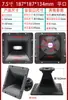 Altavoz de Trompeta para Tweeter de 3~18 Pulgadas Unidad de Driver Boca Plana Montaje con Tornillo Carcasa de Plástico Accesorios de Audio
