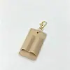 Llavero con Correa y Clip para Bolígrafo de Cuero PU con Patrón de Lichi, Estuche de Cuero Portátil Anti-Pérdida para Bolígrafo, Portalápices Elegante y Sencillo