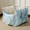 Casa para Perro de Coche Esterilla para Mascota Esencial de Viaje para Perro en Coche Nido para Mascota Asiento de Seguridad Asiento Trasero Bolsa para Mascota