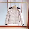 Nueva Versión Correcta de Gama Alta Parka con Bolsillo Grande Ganso Grande para Hombres y Mujeres Pareja Chaqueta Gruesa Cálida a Prueba de Viento con Capucha de Algodón