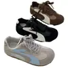 Nuevas Zapatillas Versátiles de Caña Baja para Primavera/Verano 2026, Cruzadas, Casuales, Rayadas, de Comercio Exterior, Bloques de Color, Zapatillas de Entrenamiento Alemanas para Mujer