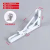 Suporte de Parede Billy Dobrável de Aço Inoxidável Suporte de Prateleira Suporte Triangular Divisória Fixa Suporte Móvel para Mesa e Cadeira