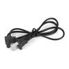 Cable de Alimentación Angulado Estándar Británico de Comercio Exterior, Cable de Alimentación Tipo Ocho, Cable de Alimentación con Enchufe Grande Estilo Británico, Cable Angulado Estándar Británico, Cola Tipo Ocho
