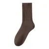 Calcetines Zhuji para Hombre Otoño e Invierno de Longitud Media con Forro de Felpa Engrosados Cálidos Resistentes al Frío Invierno Calcetines Largos para Hombre TBM